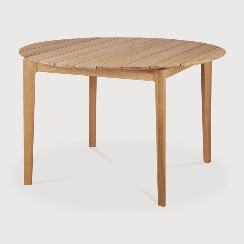 Bok Outdoor Round Teak Dining Table