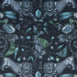 Animalia Extinct Velvet - Navy