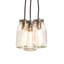 Luminaire suspendu en pot 3 lumières Brityn
