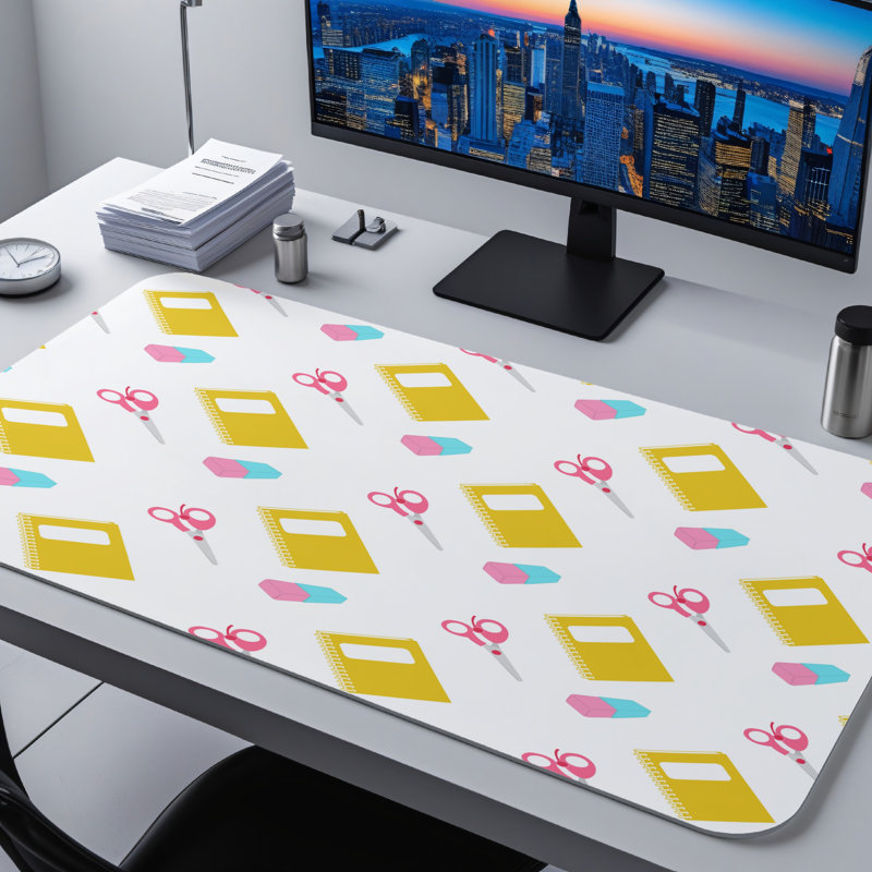 Polyester Desk Pad, 23.6x13.8
