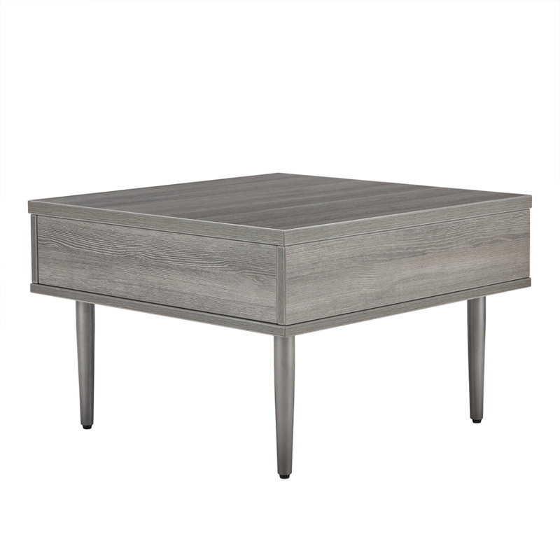 Plateau de table modulaire en stratifié, Gris anthracite patiné