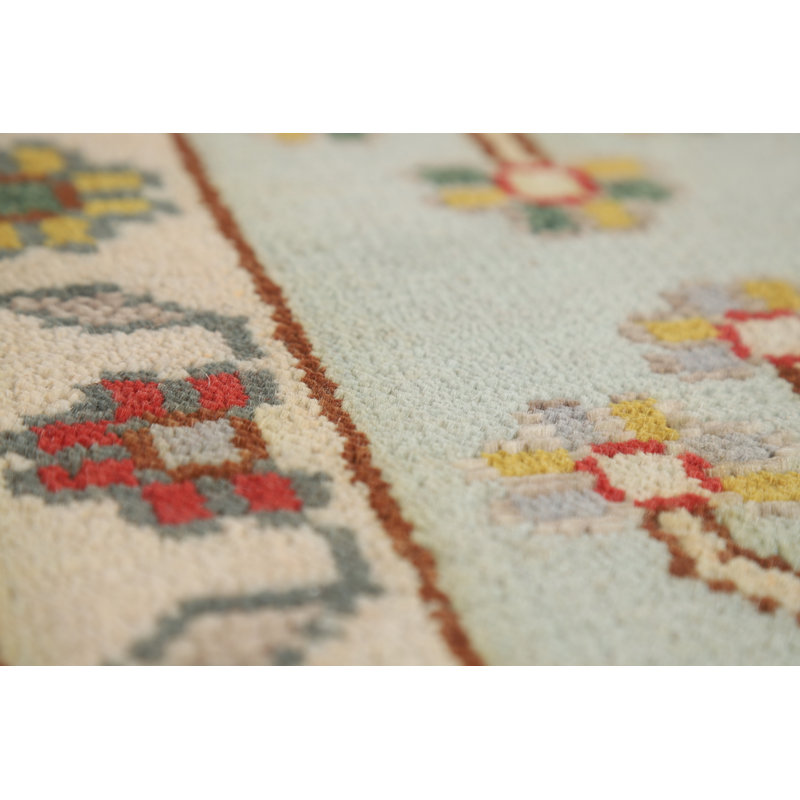 Tapis indien géométrique Kazak 8 x 10
