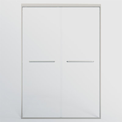 Semi-Frameless  Double Sliding Shower Door