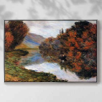 Chaloupe sur la seine à Jeufosse, 1884