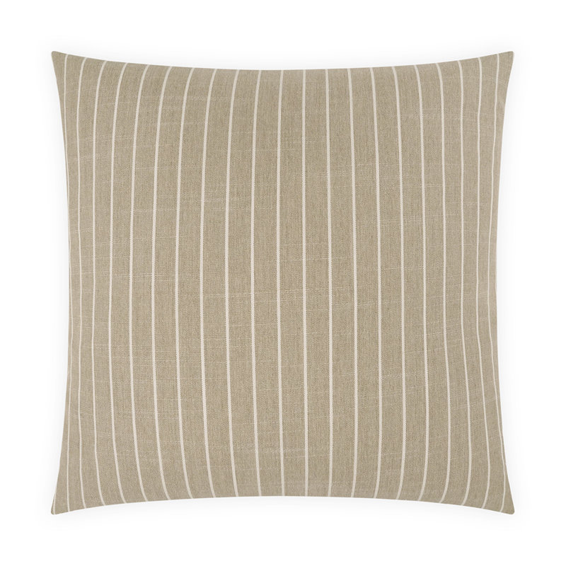 Butler Square Pillow Cover & Insert, Natural, Square 22"
