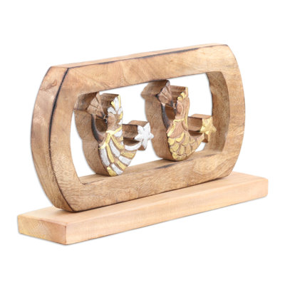 Sculpture en bois Dalin Loon Peak®