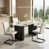 Chaises blanches / noires