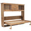 Bois de couleur, lit simple, ports de chargement, tiroir, 2 tablettes de rangement, fiable, pin massif, structure simple, tonique, fonction intégrée-126005551