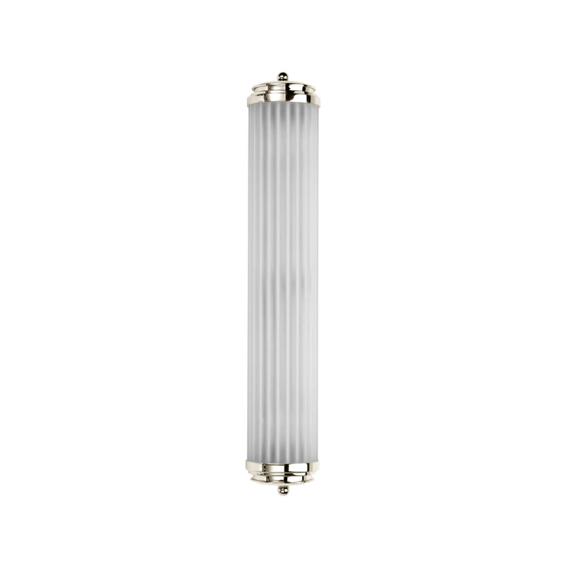 Chicago 1-Light Dimmable Bath Bar, Polished Nickel