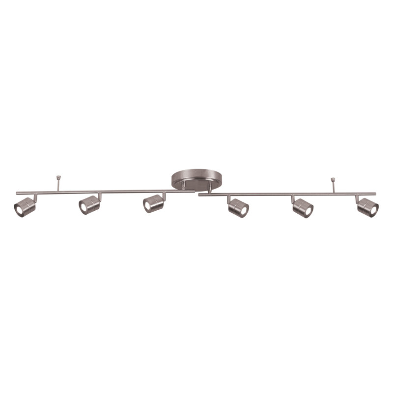 Core 55.13'' 6 -Light Rail Track Kit with Dimmable and Adjustable Head