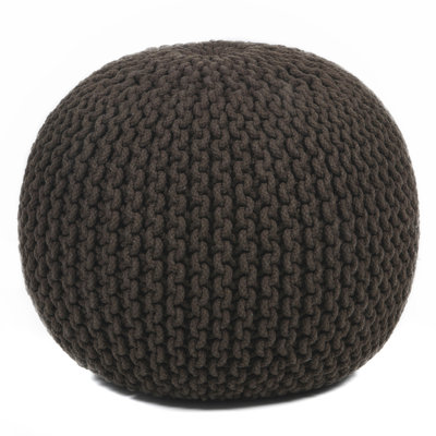 16" Wide Round Pouf Ottoman by Dovecove