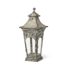Outdoor Wall Lantern, Gray, 22.8" H x 7.9" W x 7.9" D