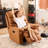 Multi-Functional Faux Leather Ergonomic Recliner-209753265