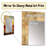 Nostalgia Sunset Full Moon Rising - Geometric Decorative Mirror, Gold Wall Mirror, Printed Metal Art-1689401166