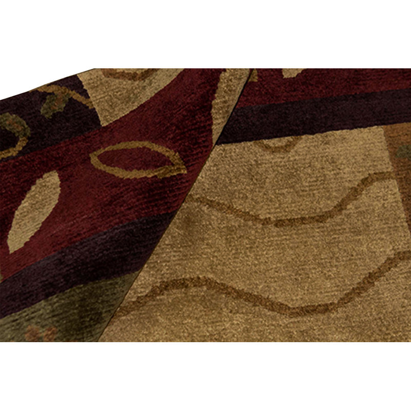 Hand-Knotted High-Quality Multi-Colored Area Rug