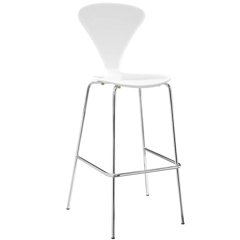 Ensemble de 2 tabourets de bar Passage, White