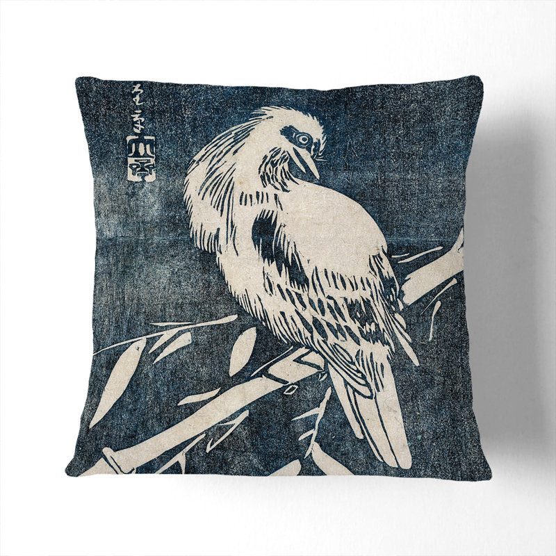 Cuckoo Bird Square Throw Cushion, 40cm H x 40cm W x 15cm D