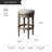 Maven Lane Pullman Backless Stool with Fabric Upholstery-128006618-128006617