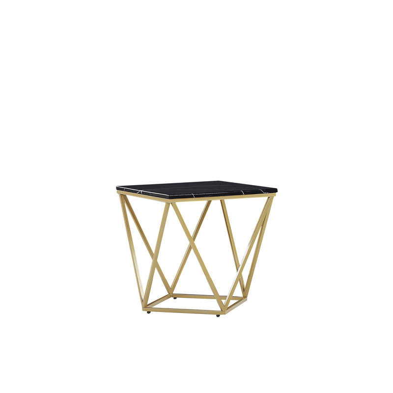 Susannah Frame End Table, Black