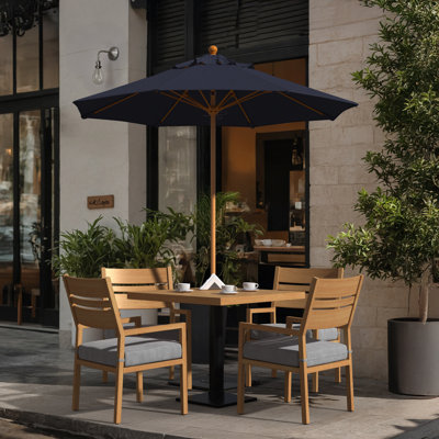 Parasol en bois de teck 7,5 pi