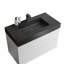 Meuble-lavabo mural simple 35 po avec plateau en mélamine Clellan-2017243403
