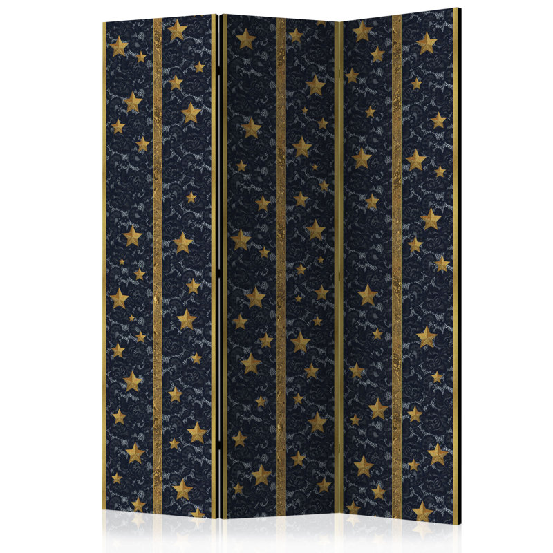 135cm W x 172cm H 3 - Panel Wood Folding Room Divider