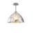 Metal Body Semi Flush Mount With Glass Cap