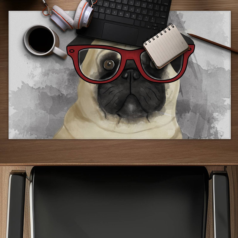 Geek carlin - 14.00"x24.25" Desk mat
