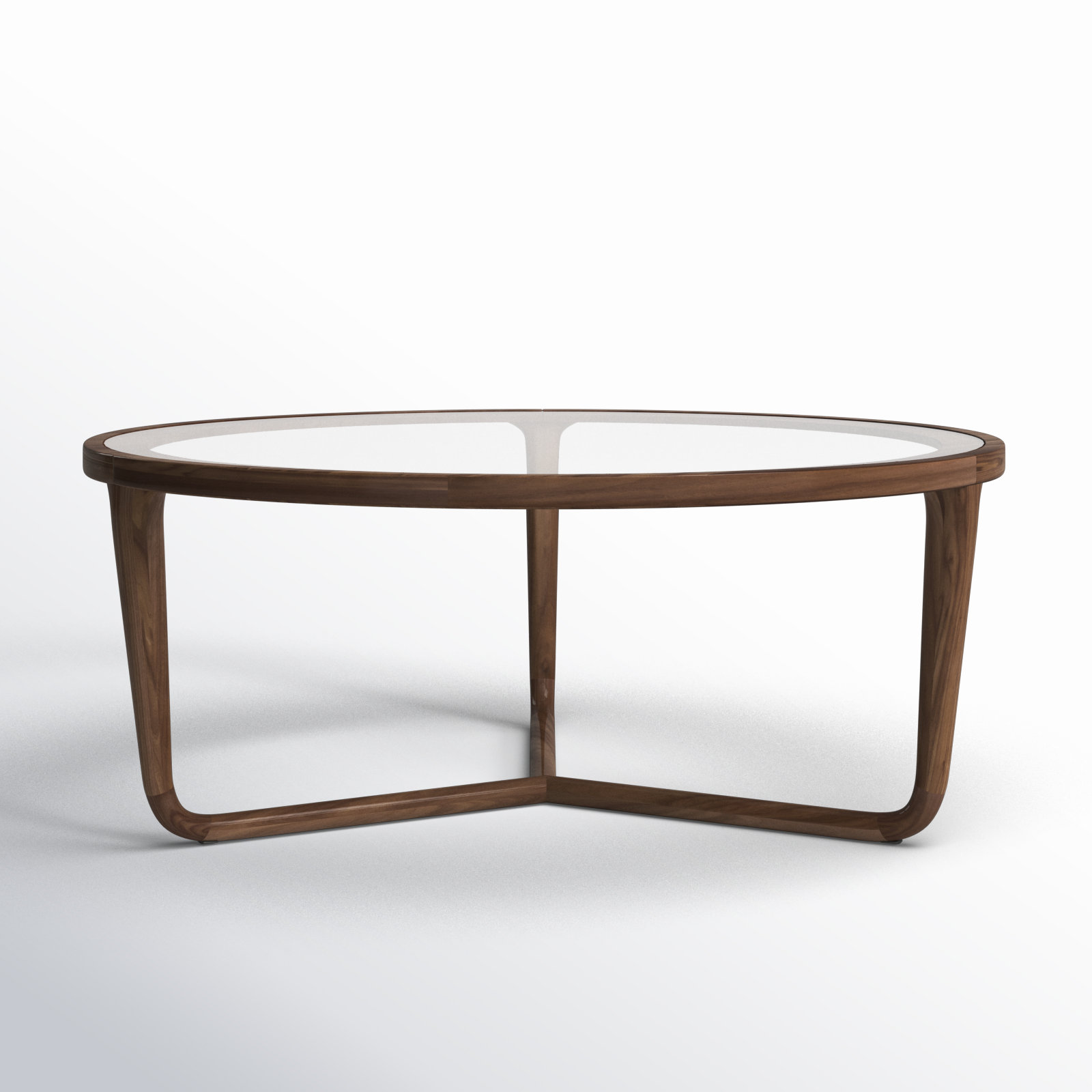 37" Glass Coffee Table