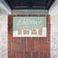 Paillasson Welcome Snowy Gingerbread House, imprimé par Caverly Smith, 18 po x 30 po-120690973