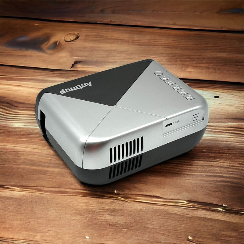QINGDAOSAIBOSIFANGSHUIGONGCHENGYOUXIANGONGSI Home Theater Projector Portable Projector with Remote Included