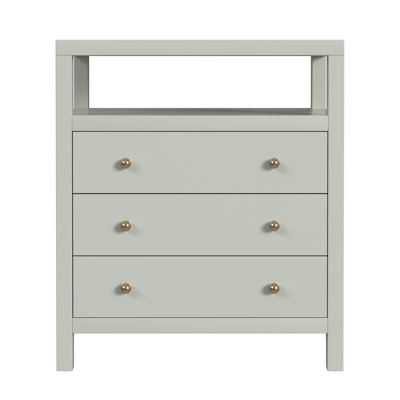 Celine 3-Drawer Acacia Nightstand