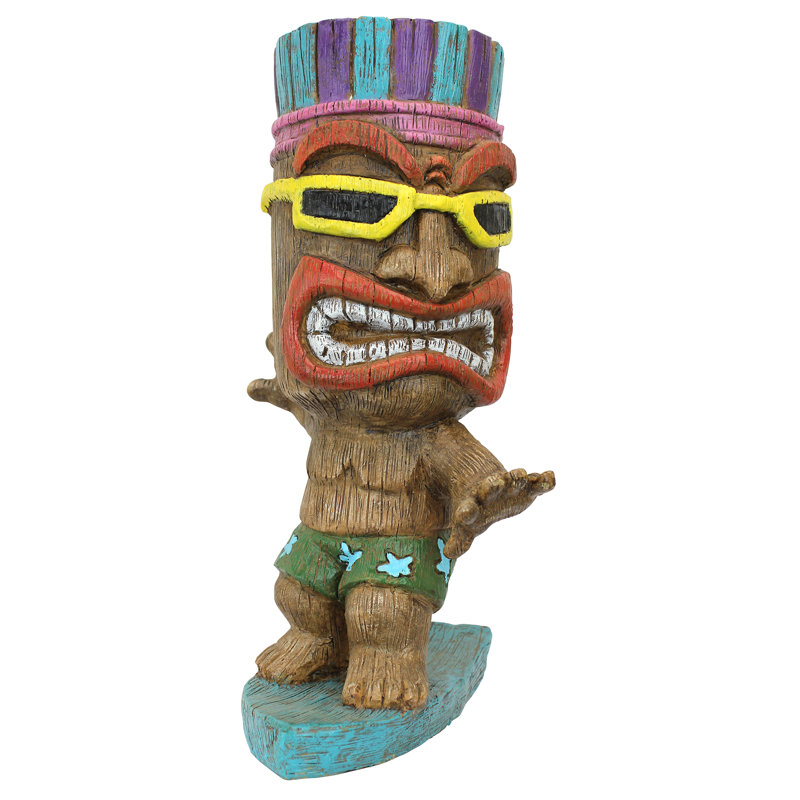 Statue Kahuna Tiki Surfer Dude