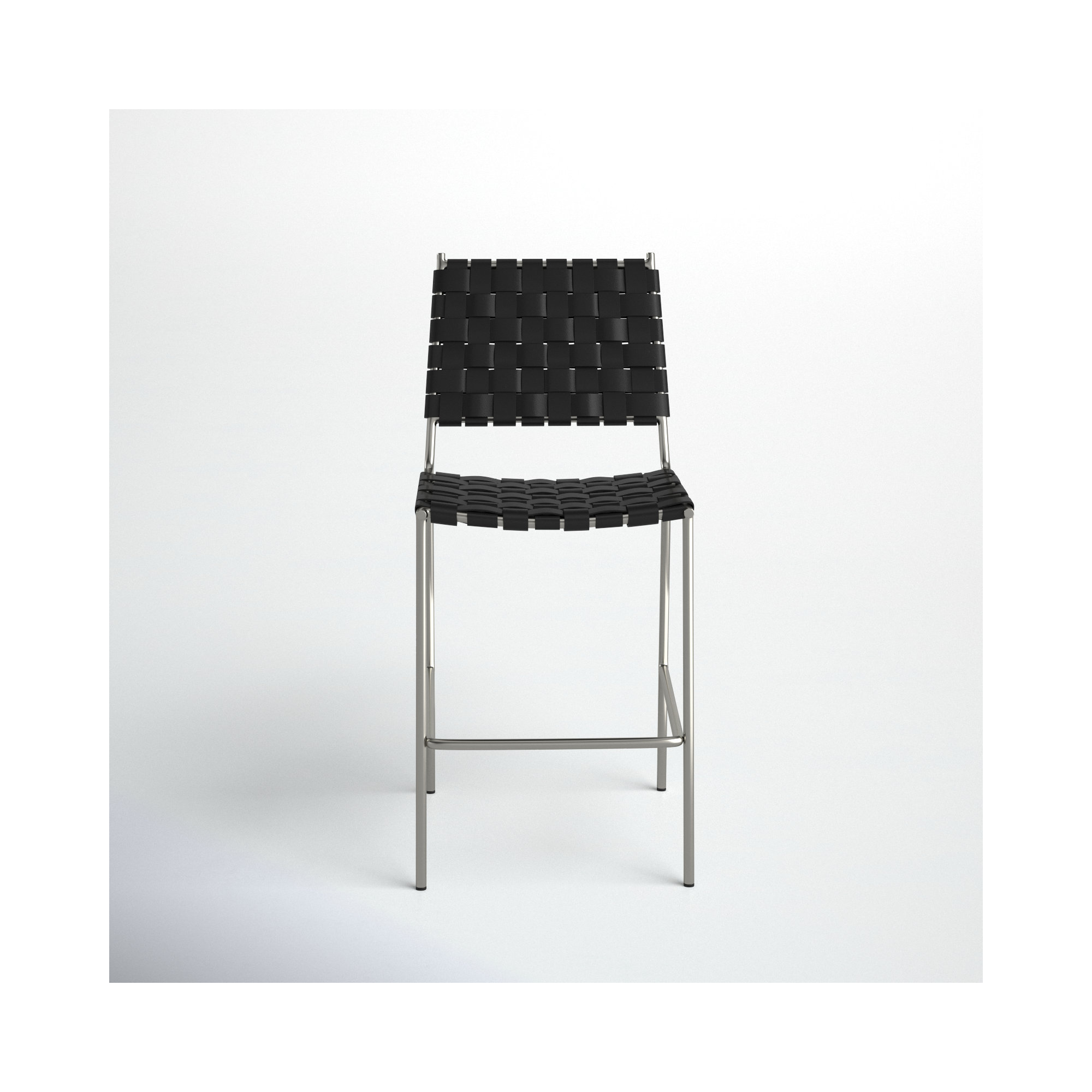 Ryland 26" Counter Stool, Sliver, Black