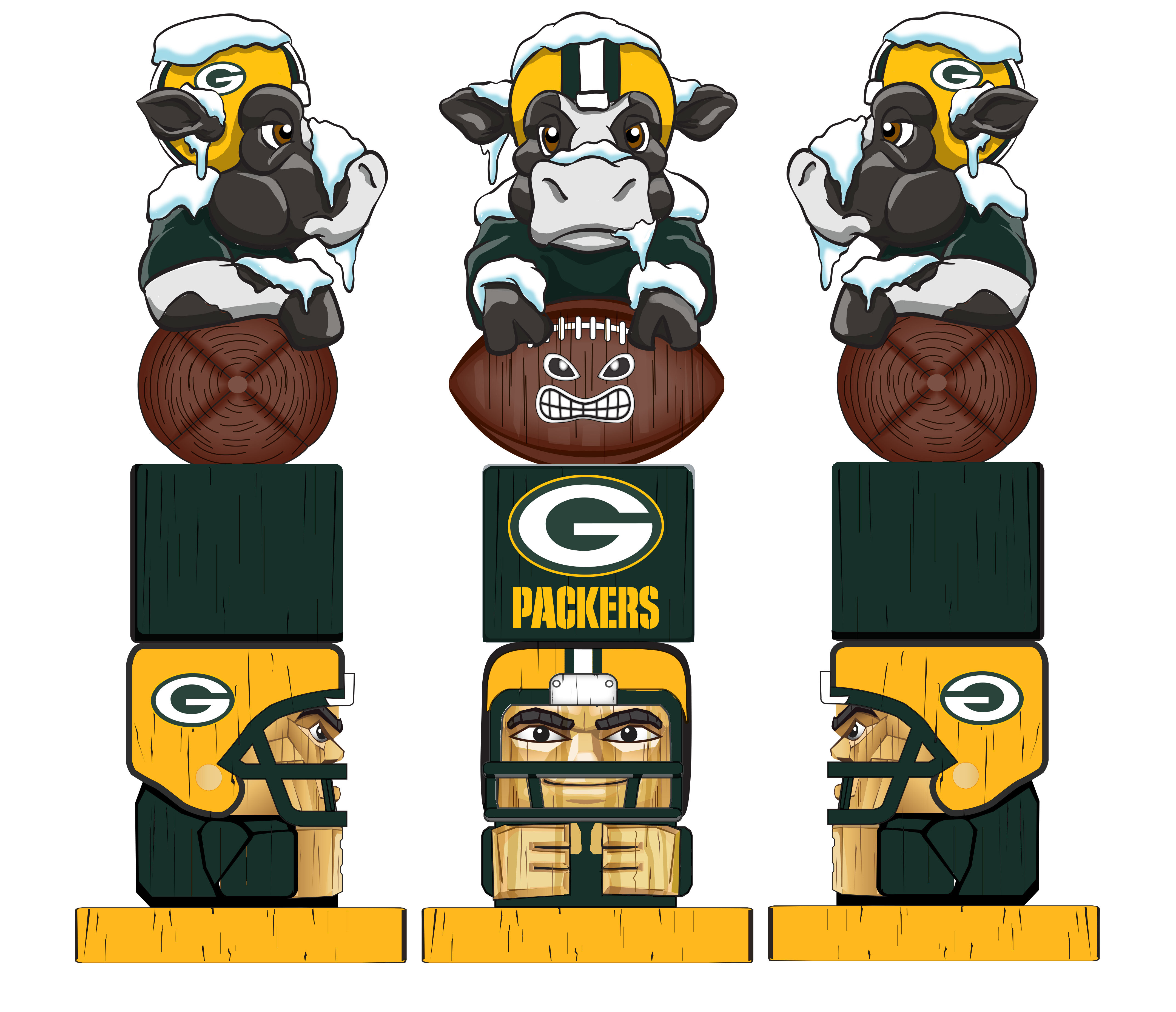 Inflatable NFL Mascot - Green Bay Packers S-24869GRE - Uline