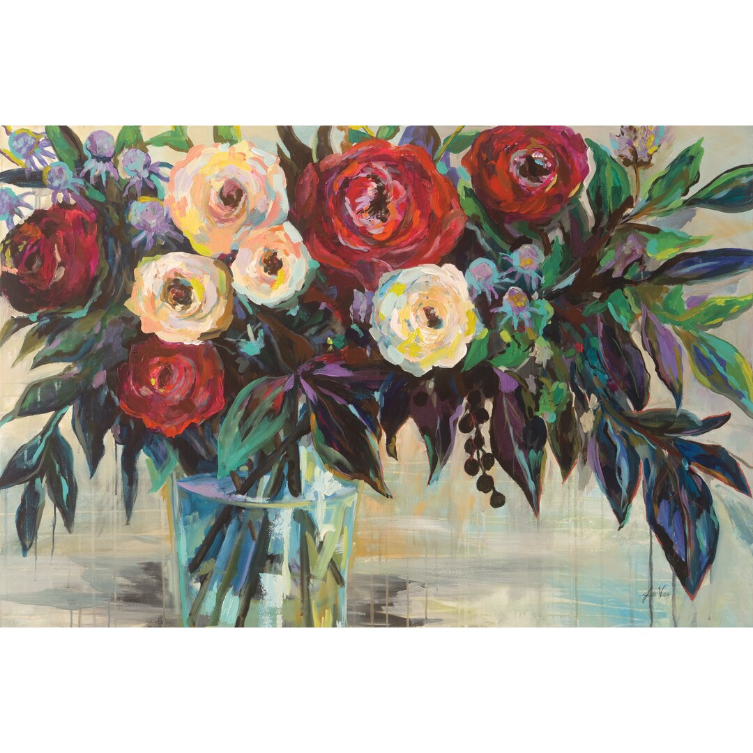 Leinwandbild Winter Floral Crop von Jeanette Vertentes