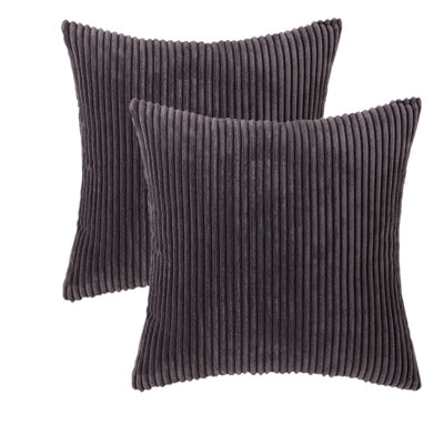 Housse de coussin à rayures