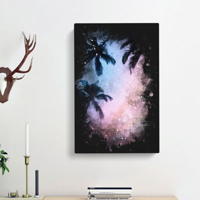 Palm Tree Paradise - Wrapped Canvas