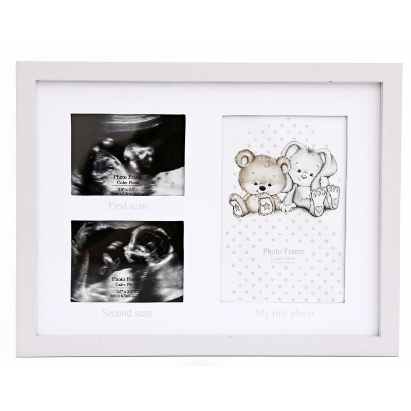Jerud Grey Wood Picture Frame with Mat