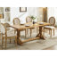 De 2 chaises de salle à manger en velours beige, avec 2 chaises à hauteur de pied réglable, fonctionnalité supérieure facile d'entretien-136864294