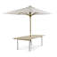 Table de salle à manger extensible en teck