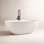 Forma 61" Solid Surface Soaking Bathtub