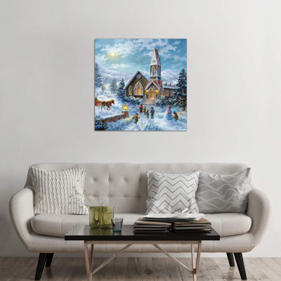 Parents Pray, Children Play by Nicky Boehme - Painting on Canvas