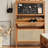 Cherry wood color Solid wood Shoe Storage