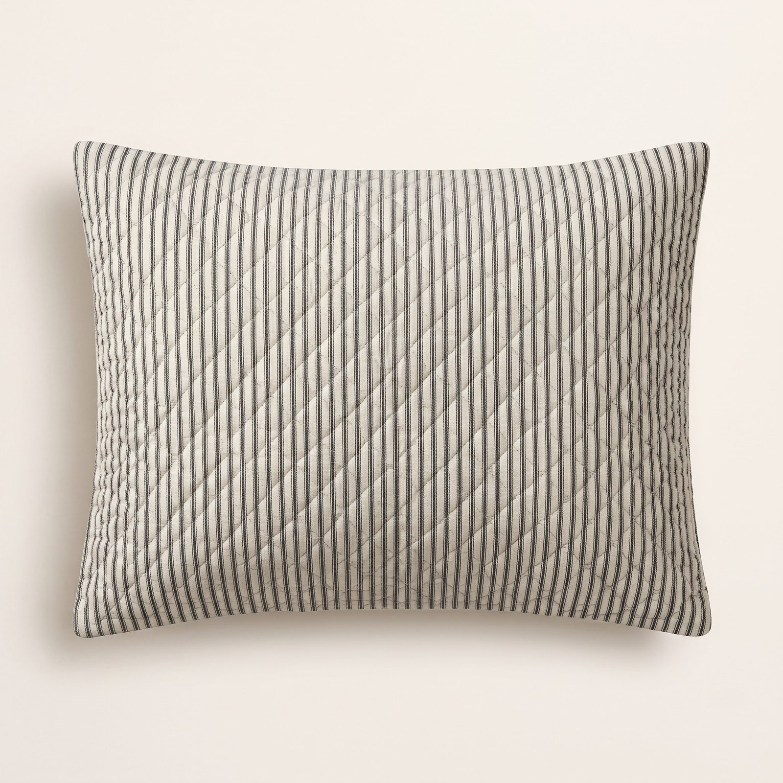 Bergen Cotton Shams, Black, King