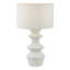 Bidelia Table Lamp Matt White With Shade