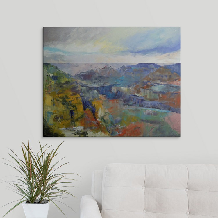 «Aigerim Grand Canyon» par Michael Creese - reproduction, H 8 po x l 10 po x P 1,5 po, Toile