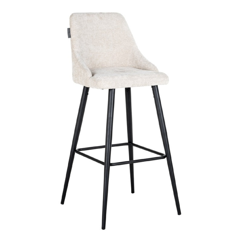Tabouret Brooke, Crème, Tabouret de bar (siège d'une hauteur de 31 po)