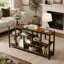 Table d'appoint attrayante, canapé rustique, console