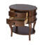 Table d'appoint 2 tiroirs Tara -1333960922